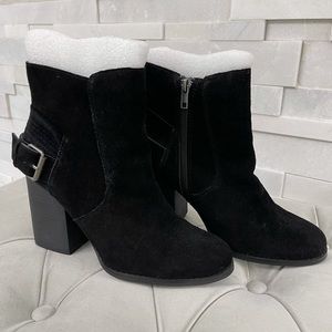 Leather booties.